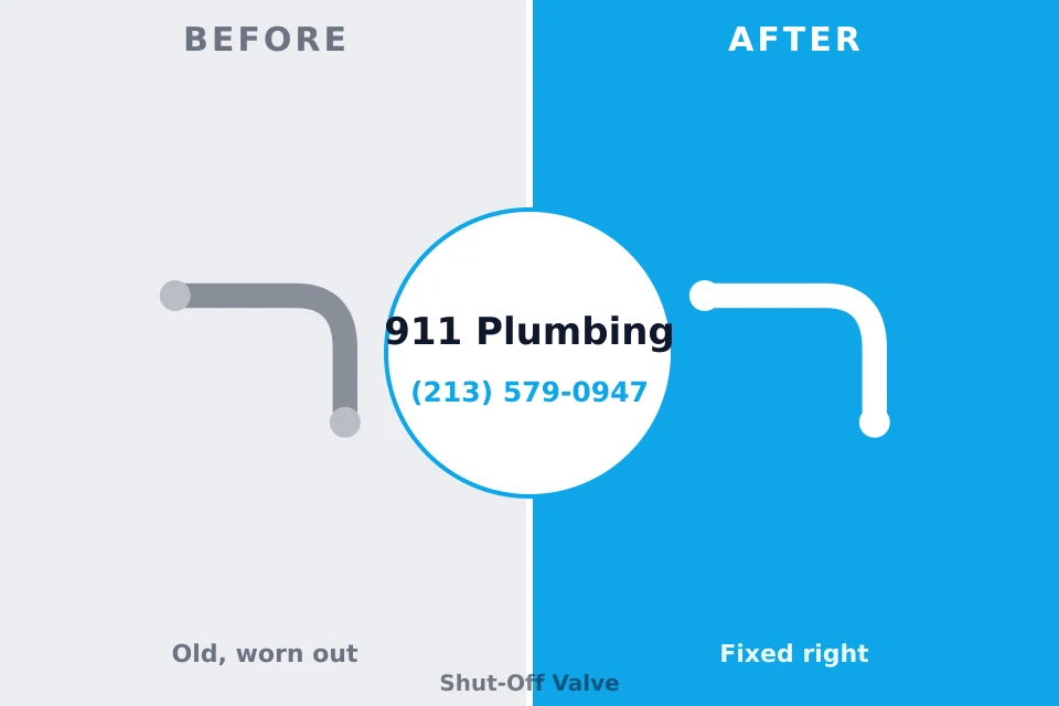 Before and after: plumbing repair Milwaukie, OR